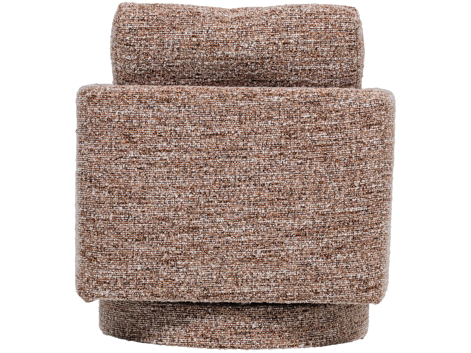 Fauteuil pivotant en tissu mélangé OSKA