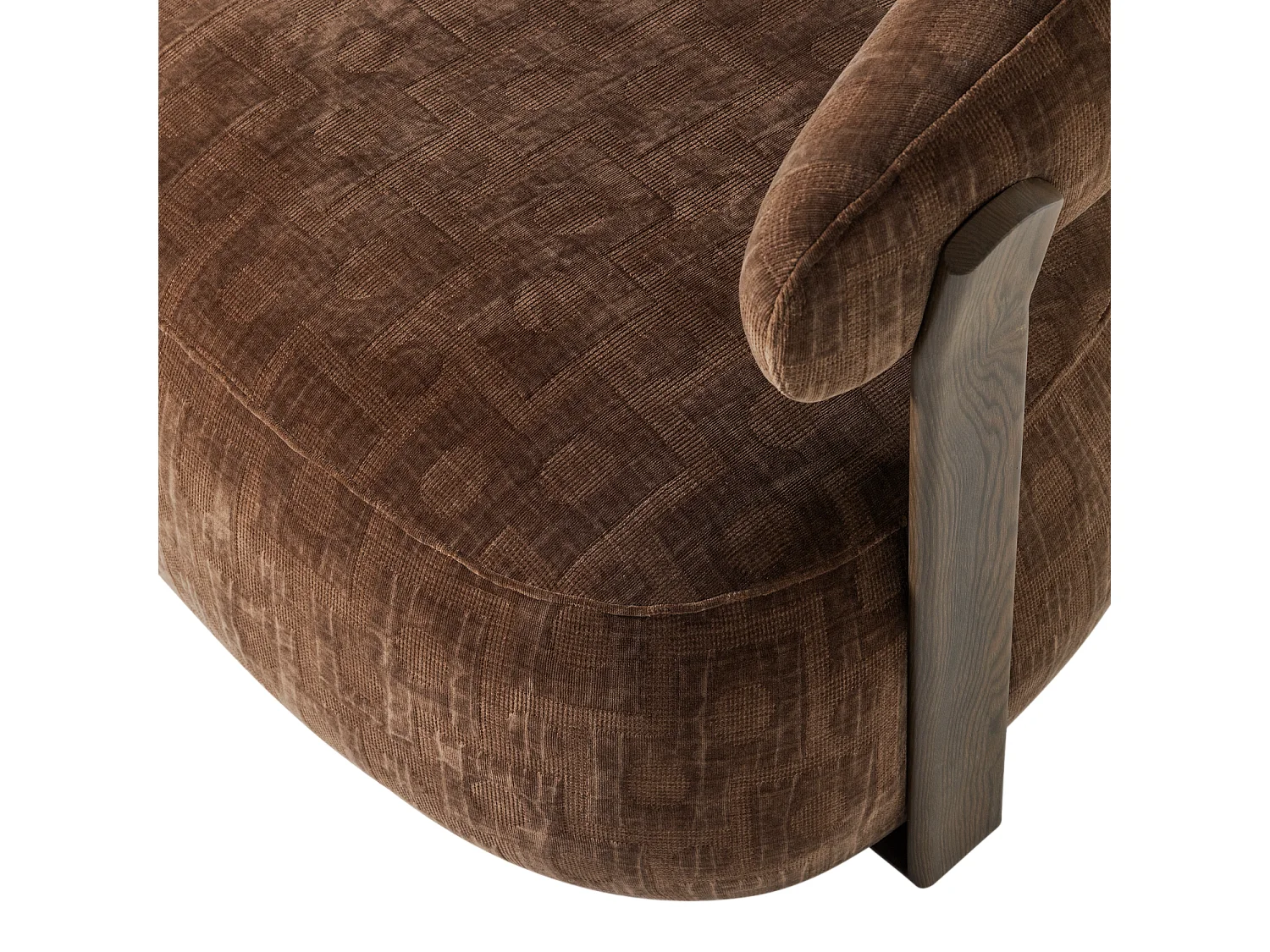 Fauteuil en tissu structuré FOON