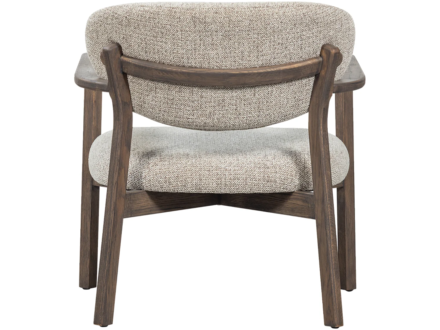 Fauteuil en chêne et tissu mélangé UDAR