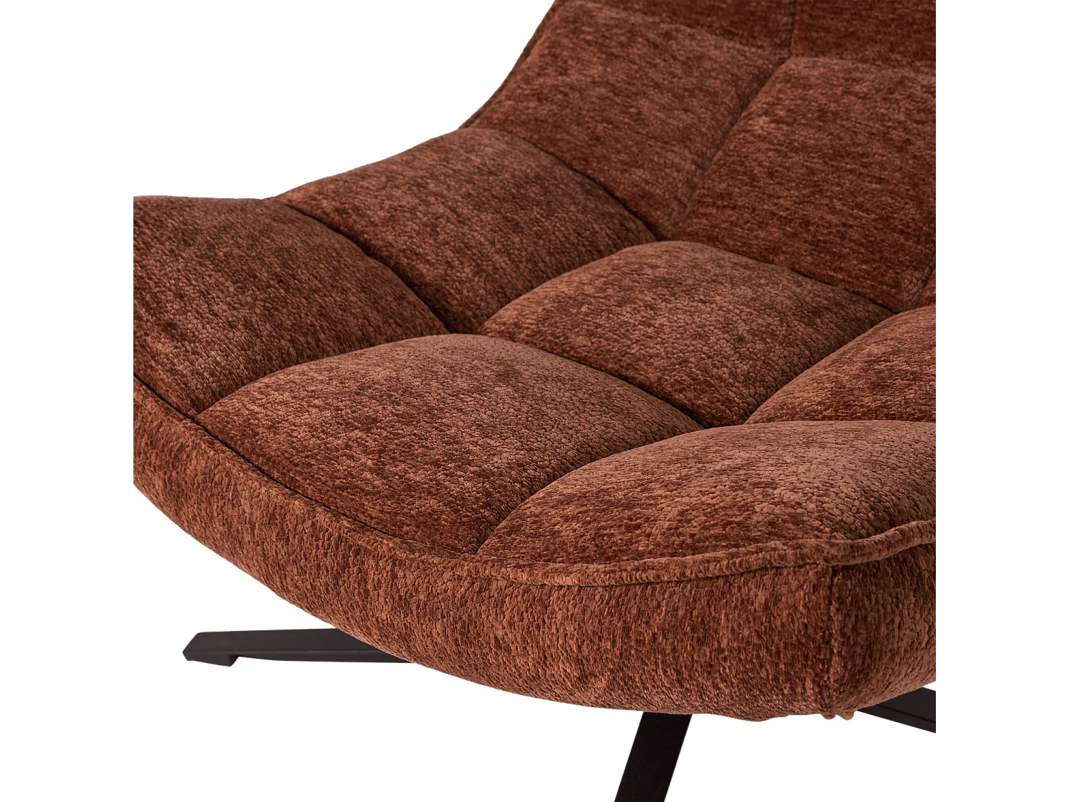 Fauteuil pivotante en chenille MAUDI