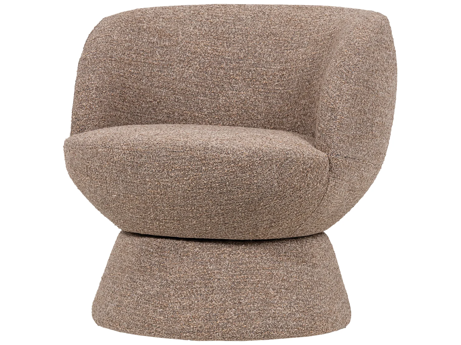 Fauteuil pivotant en tissu mélangé SHUFFLE