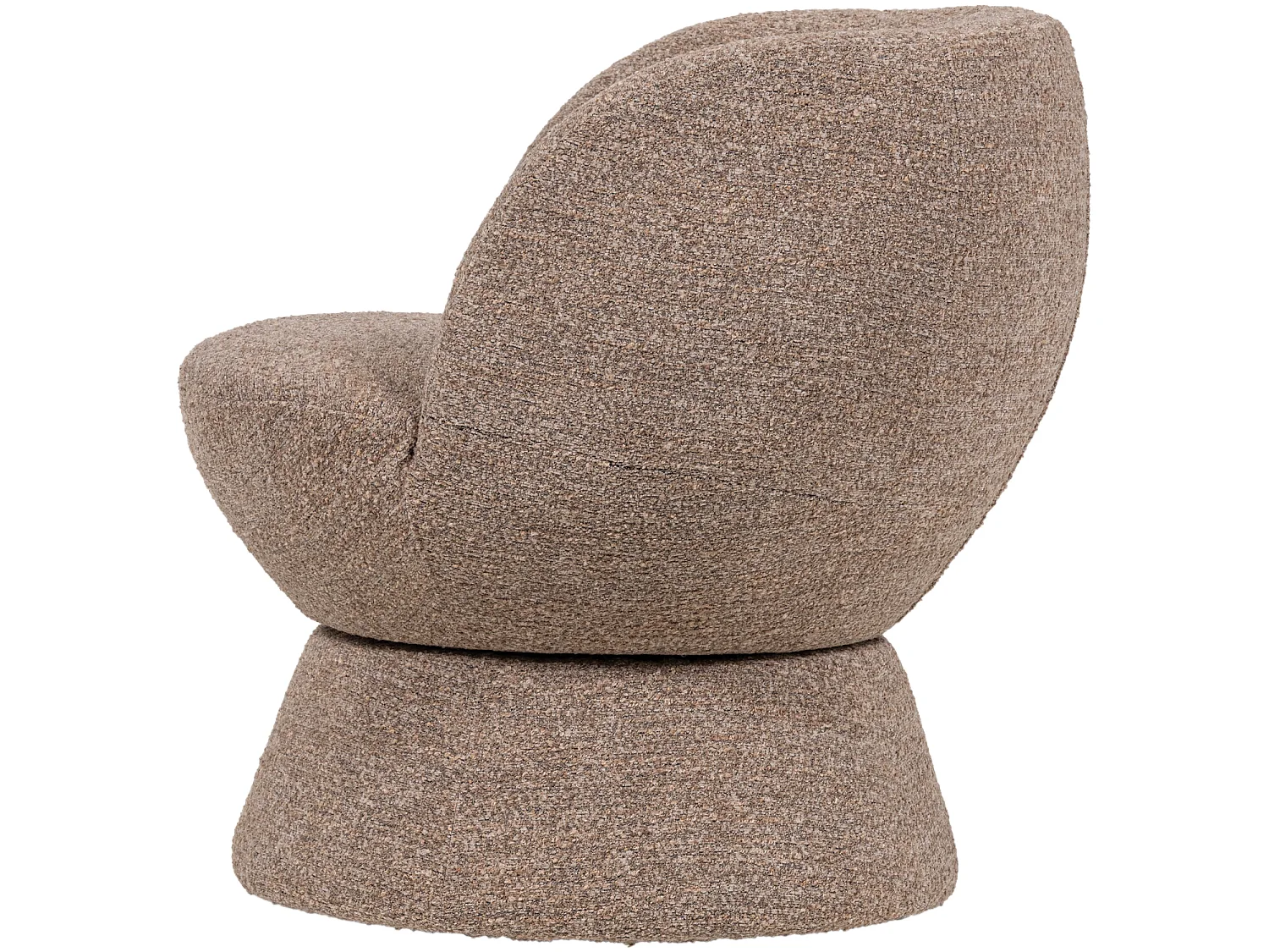 Fauteuil pivotant en tissu mélangé SHUFFLE