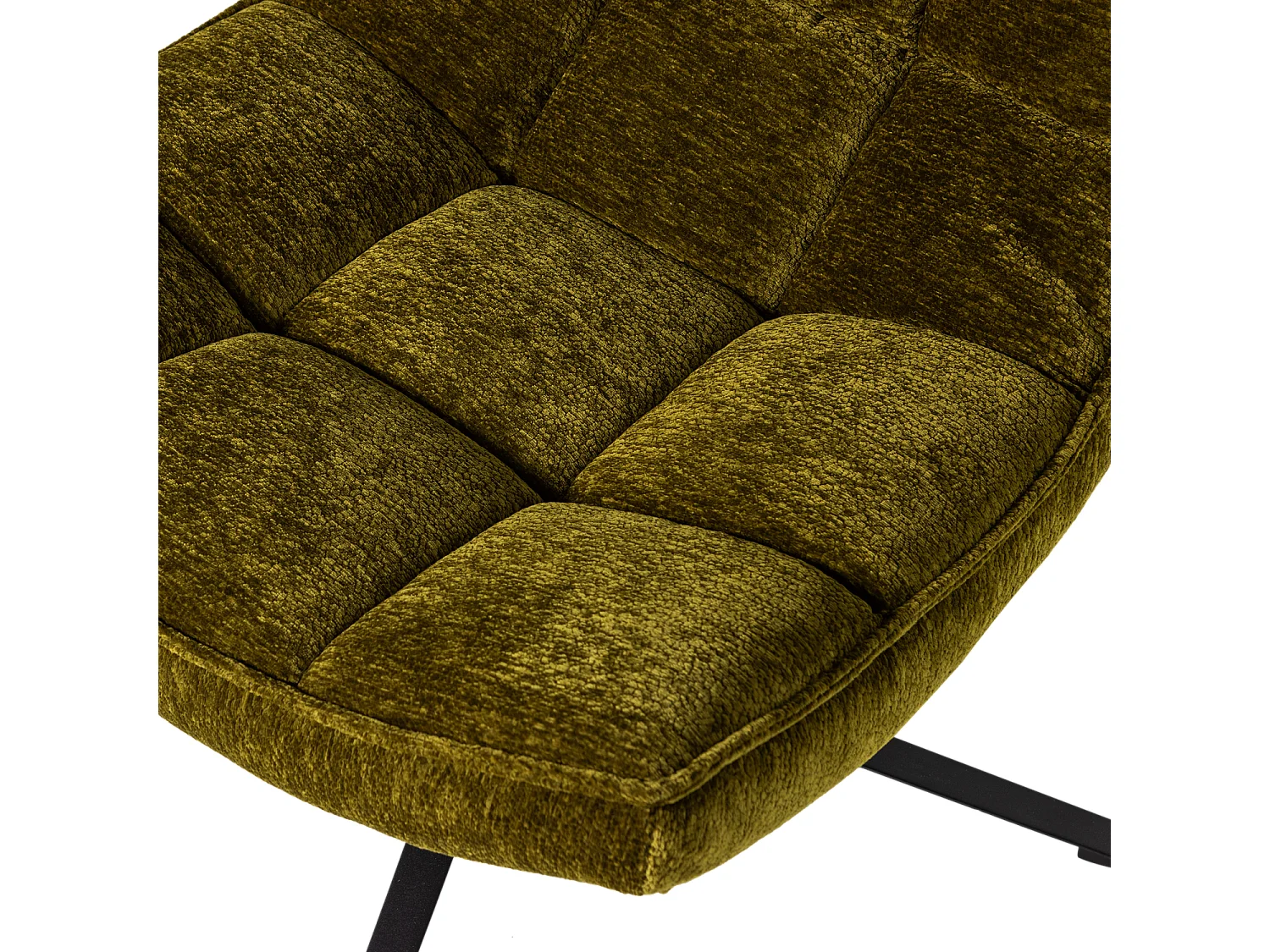 Fauteuil pivotante en chenille MAUDI