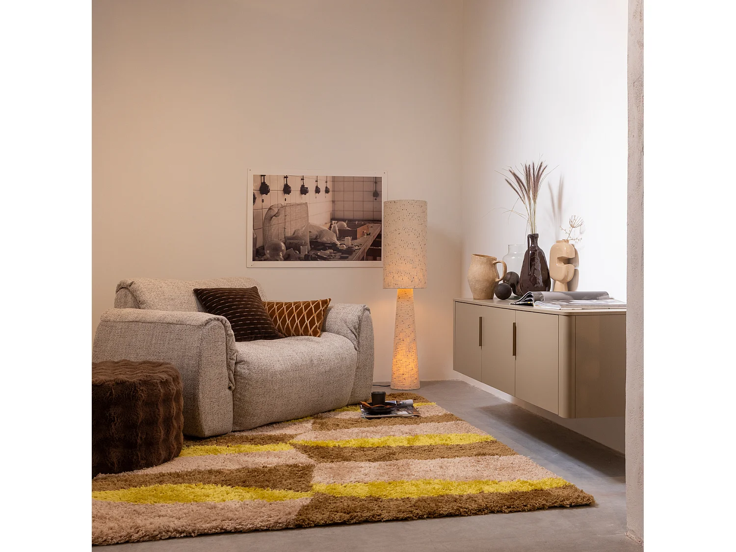 Meuble tv en pin 154 cm GUNNAR