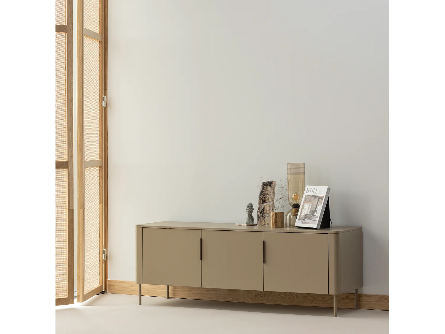 Meuble tv en pin 154 cm GUNNAR