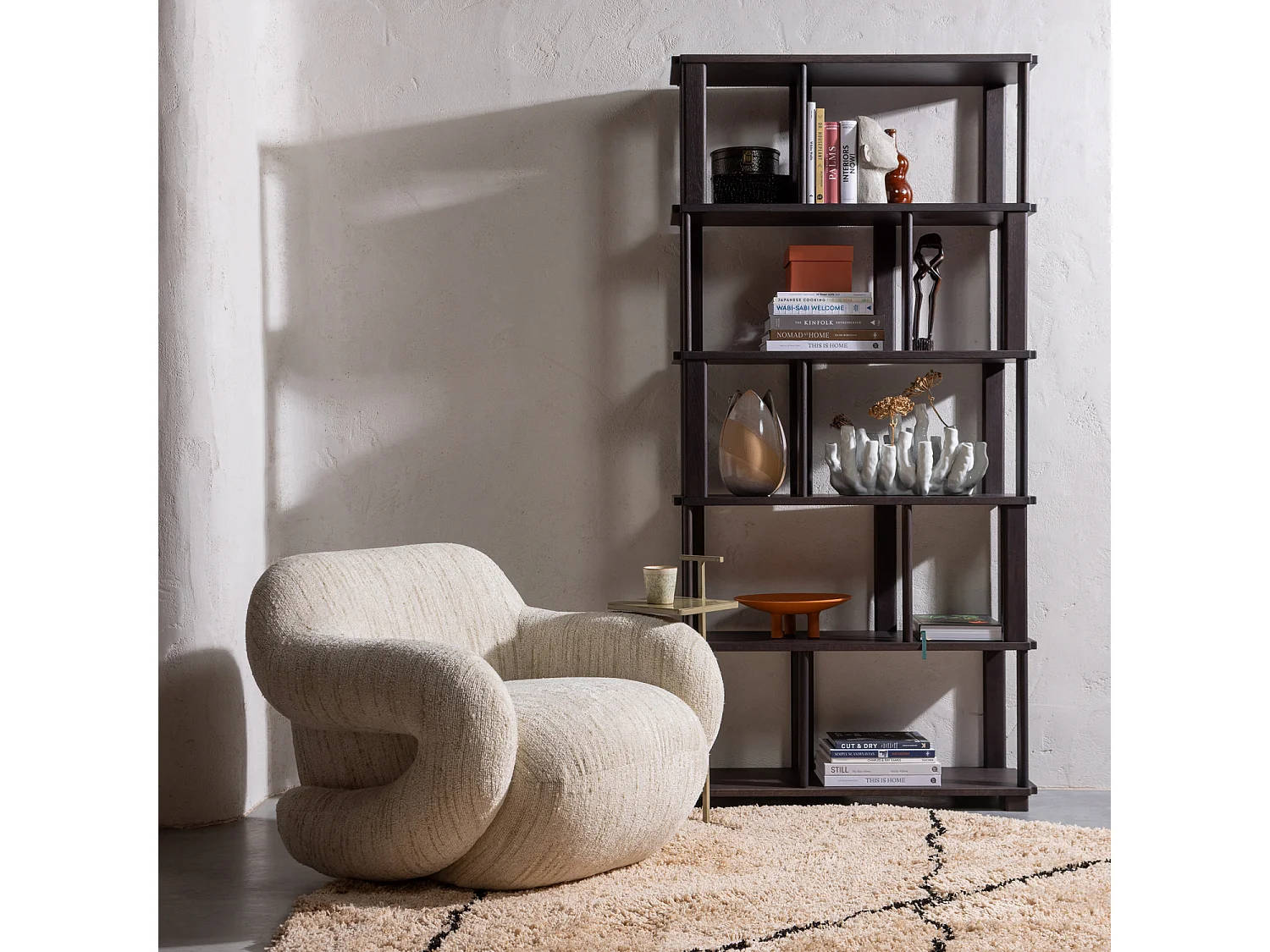 Fauteuil en chenille FOLKE