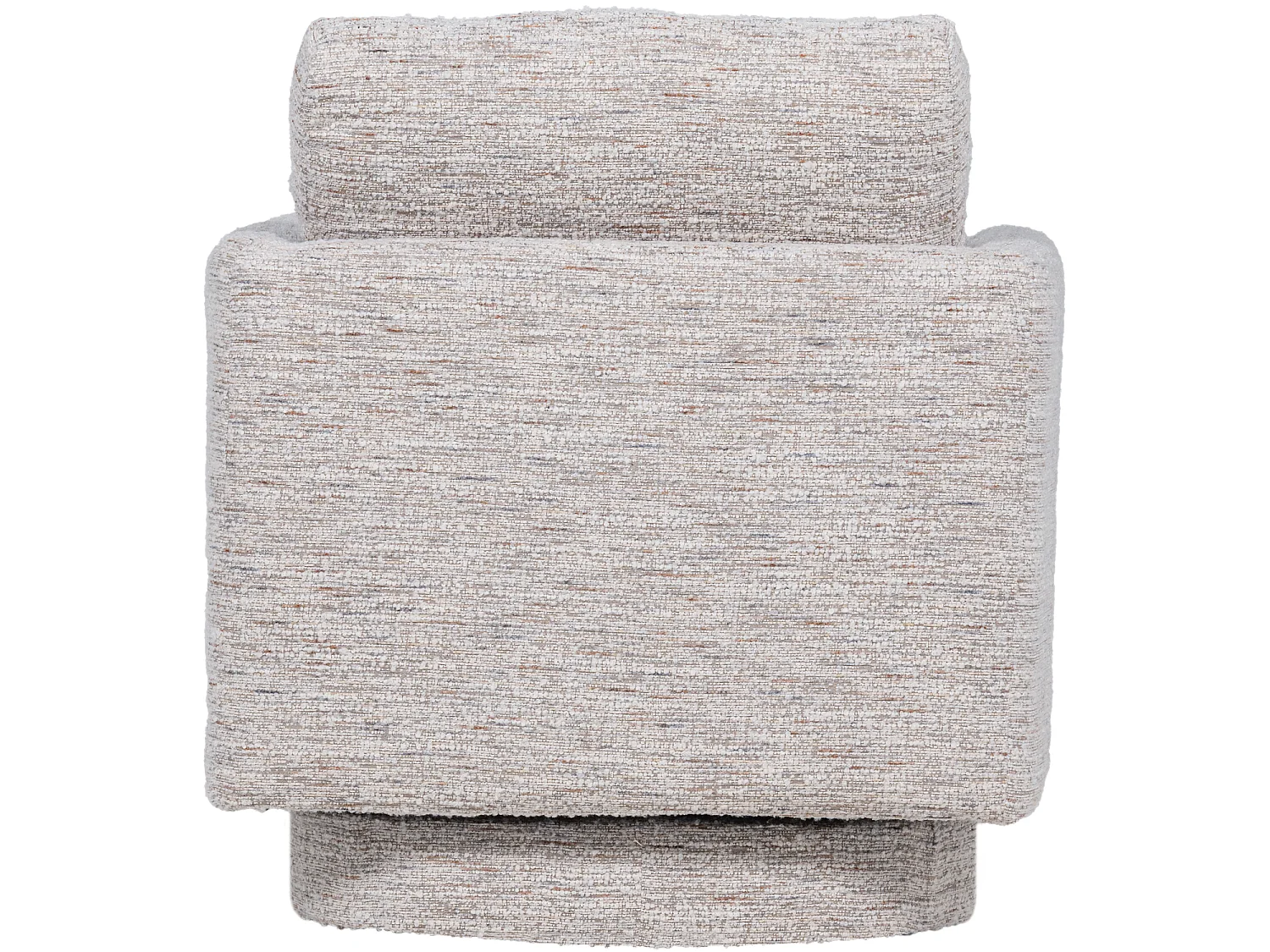 Fauteuil pivotant en tissu mélangé OSKA