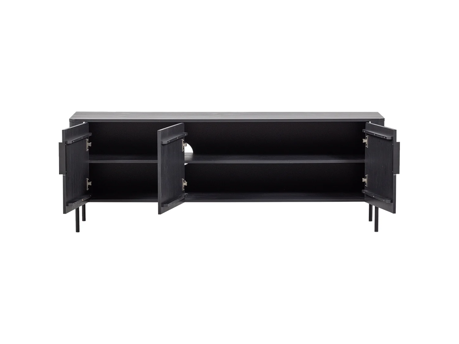 Meuble tv en pin 154 cm GUNNAR