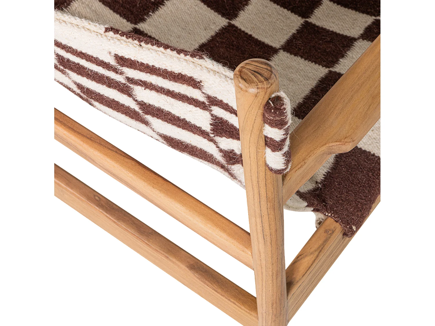 Fauteuil en bois d'acacia ZANO