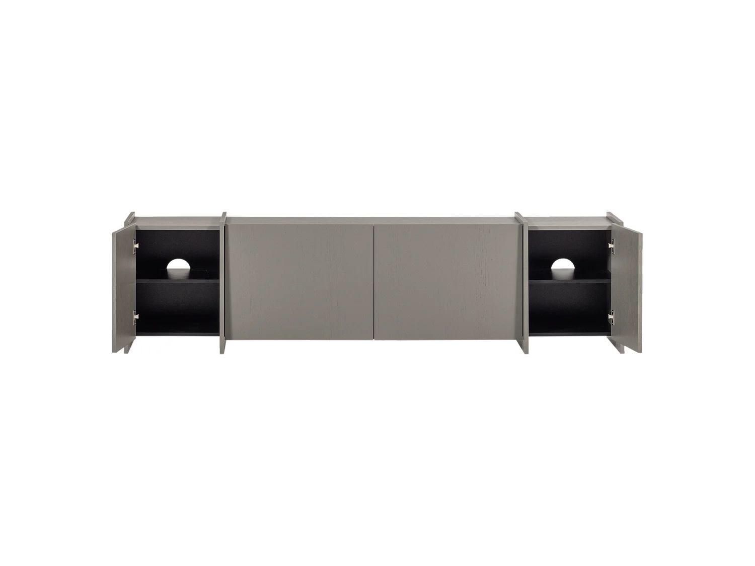 Meuble Tv en placage frêne L200 BROCK