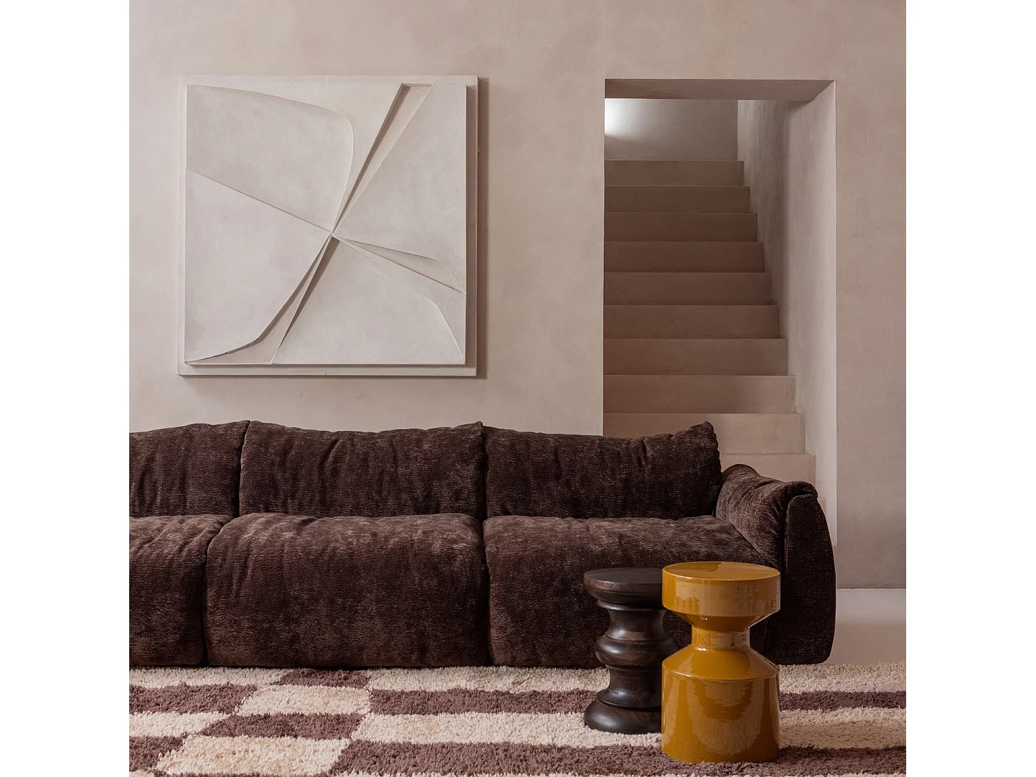 Tapis design en polyester FAFA