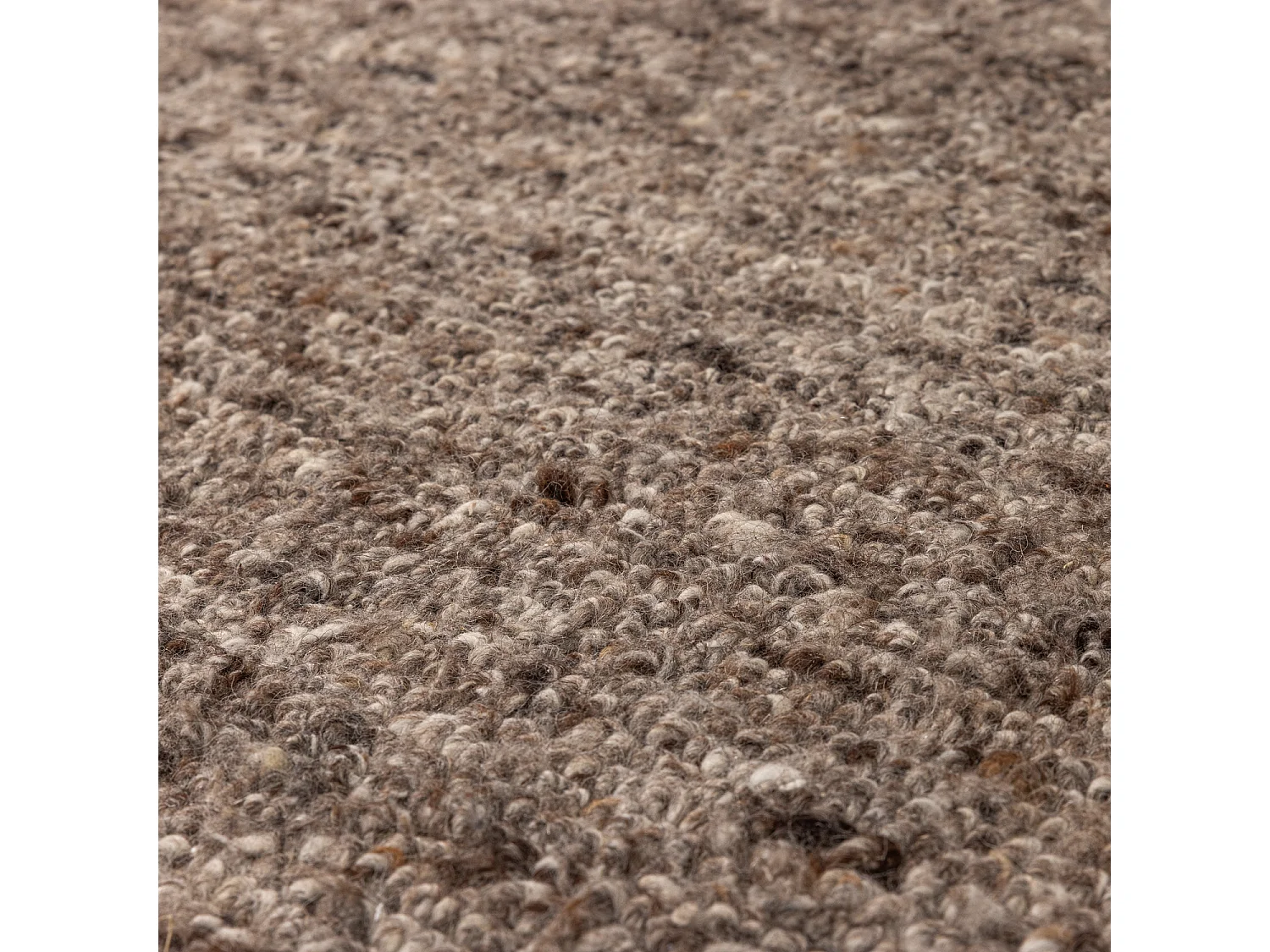 Tapis rond en laine melange EFIA