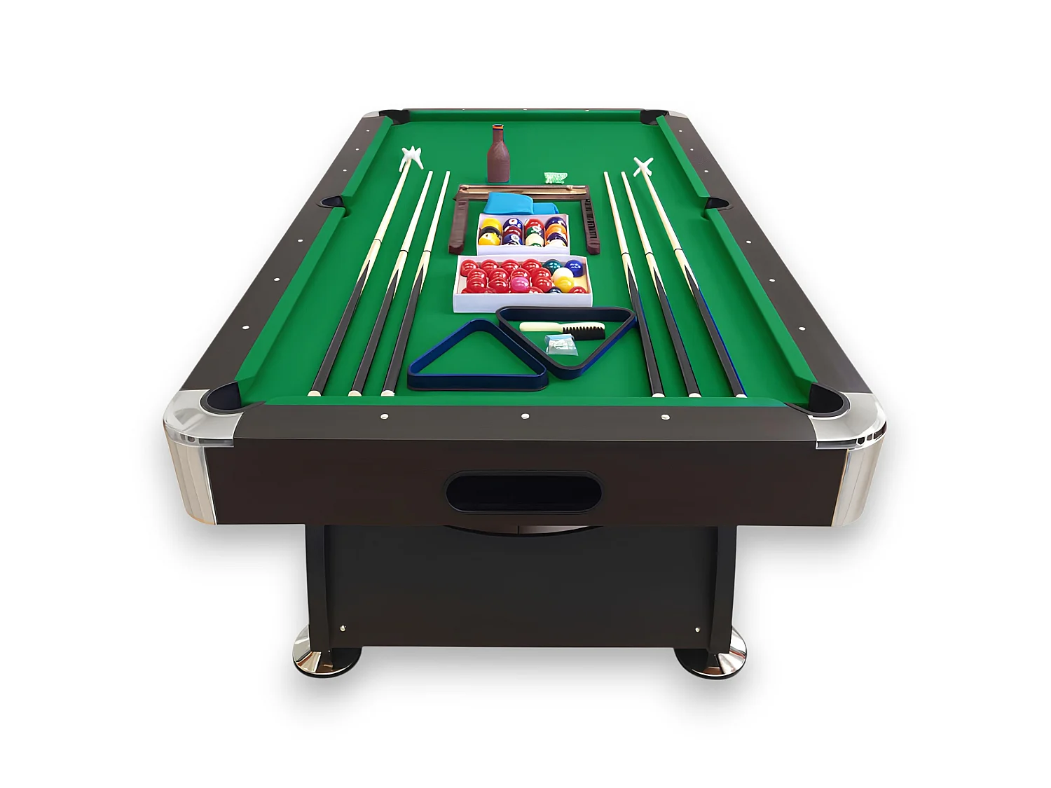 8FT Pool Table Premium Billiard Full Accessories – Vintage Green