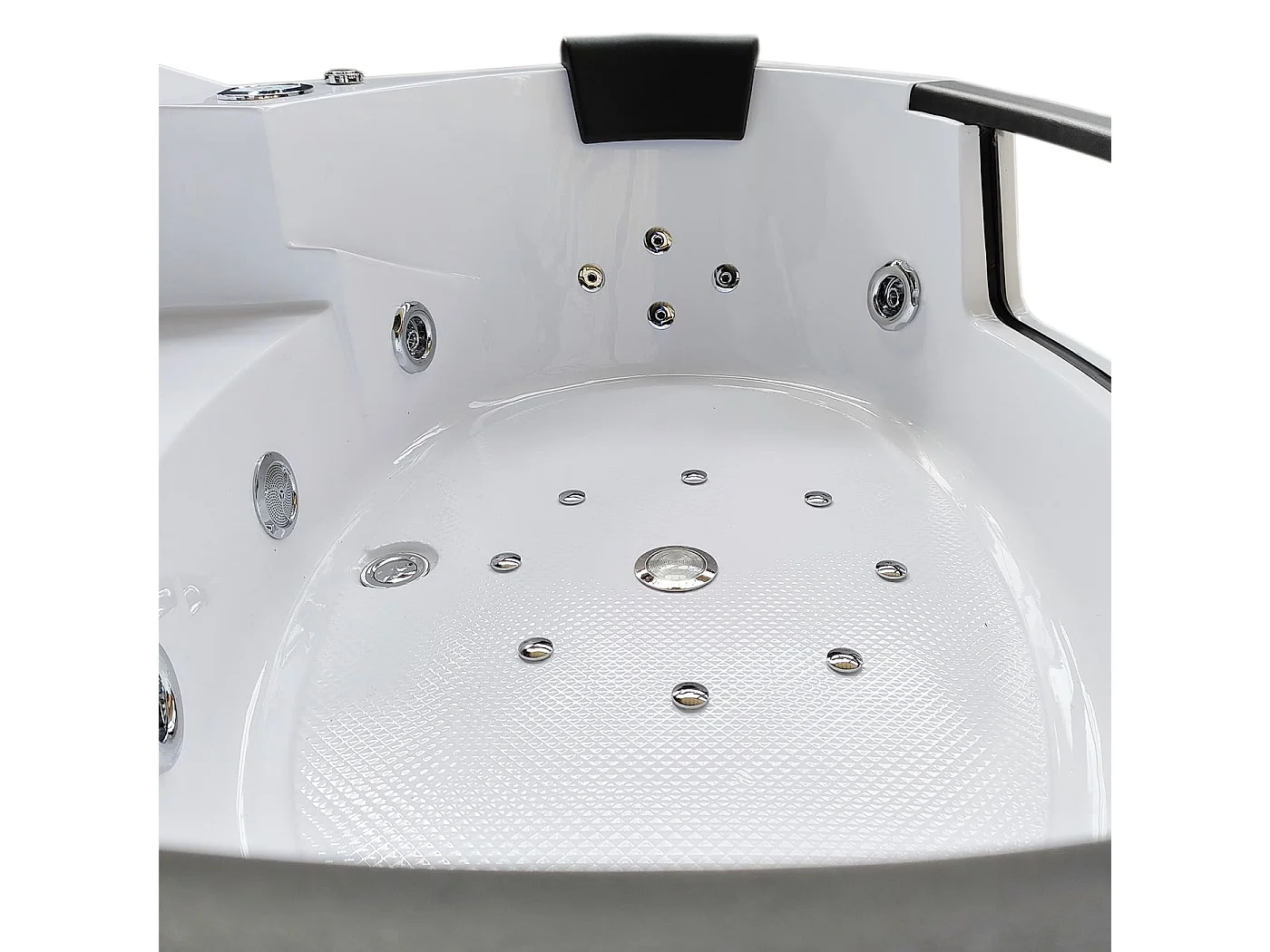 Whirlpool Bath 140x140cm 20 Jets Double Pump & Heater – SantAngels
