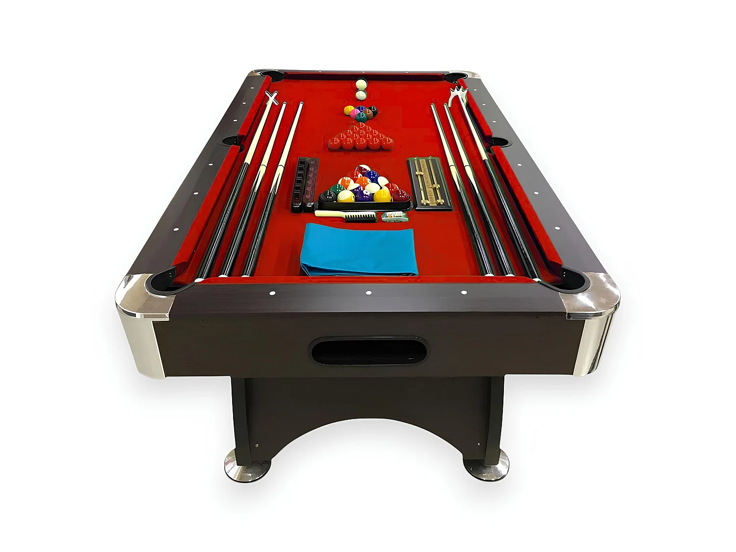 7FT Pool Table Professional Billiard Full Accessories – Red Devil