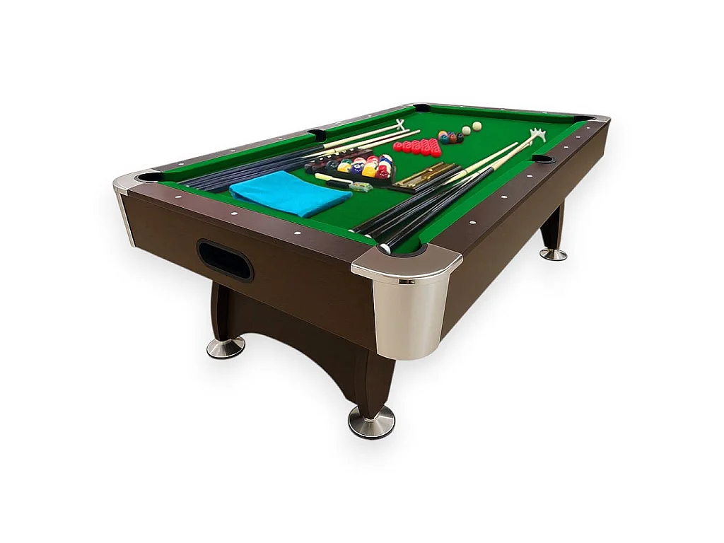 7FT Pool Table Professional Billiard Full Accessories – Green Season