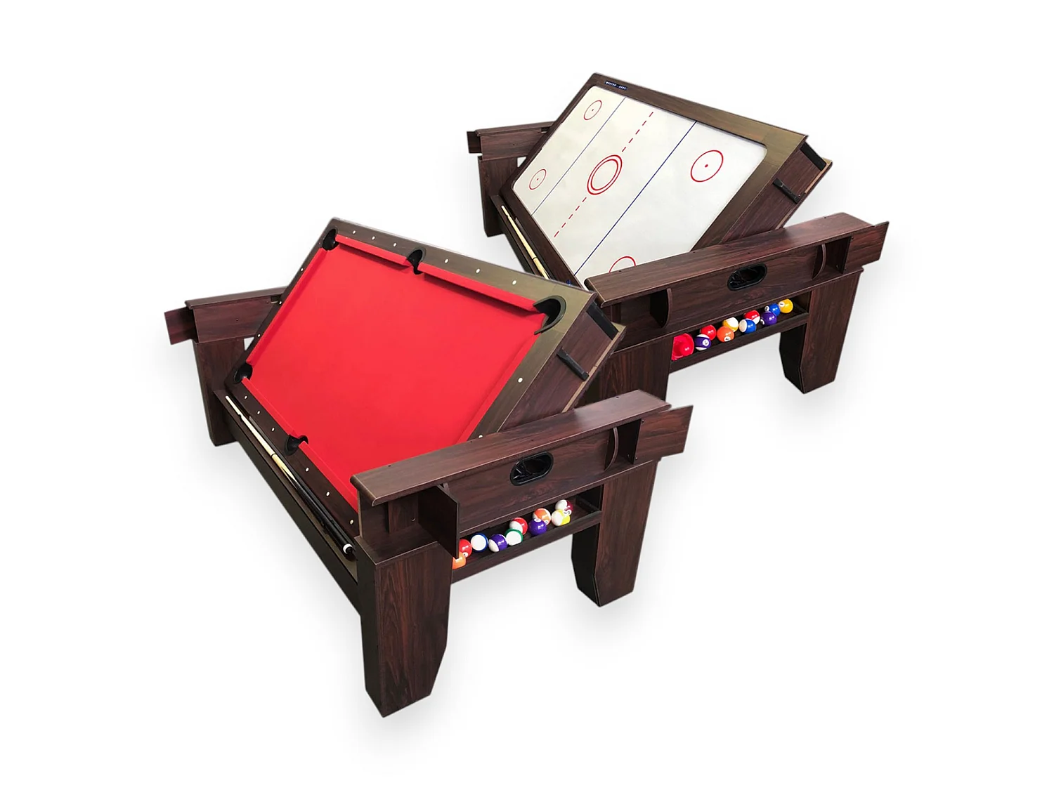 7FT 2-in-1 Multi Game Table – Pool & Air Hockey – Billardhockey