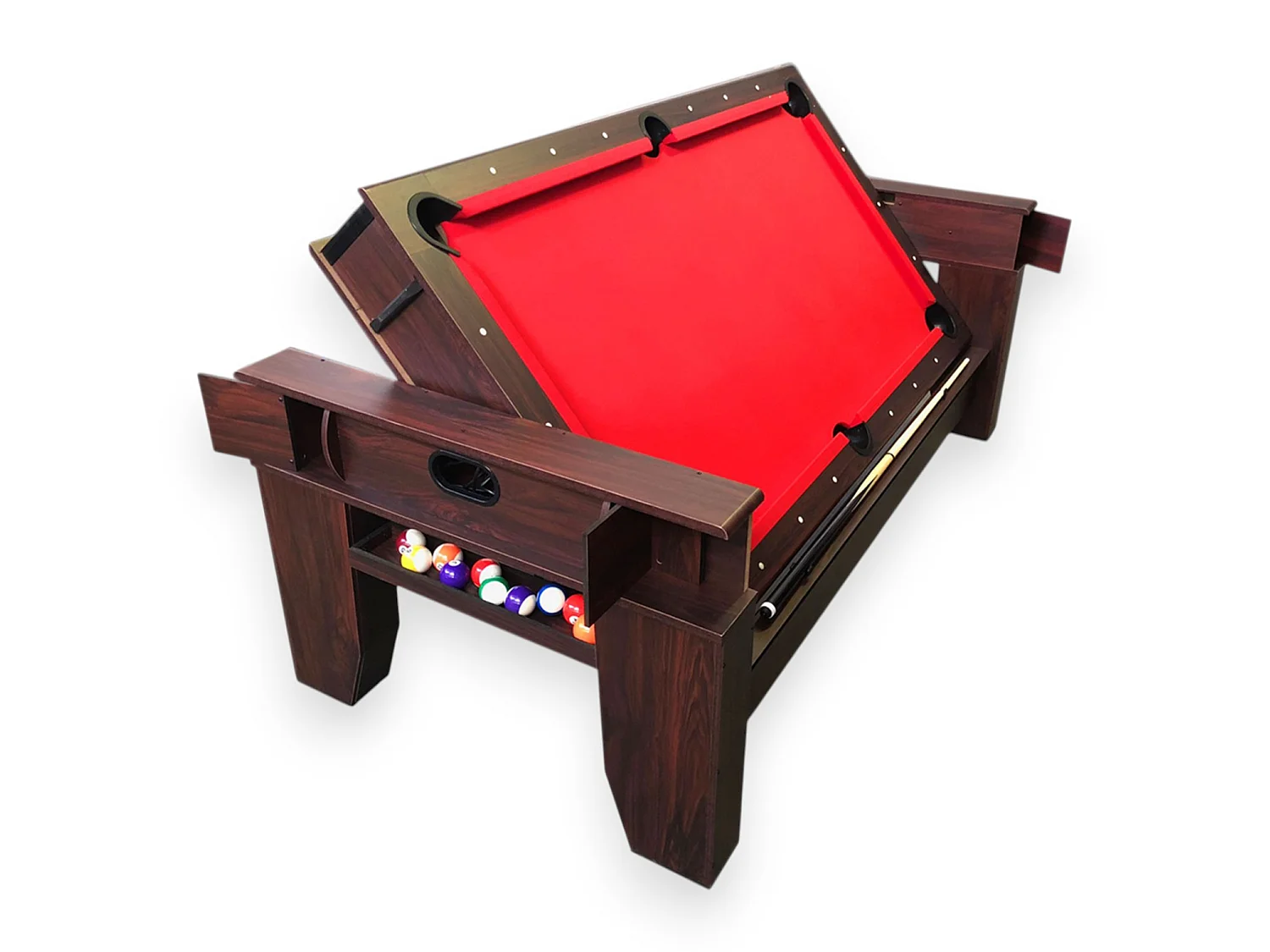 7FT 2-in-1 Multi Game Table – Pool & Air Hockey – Billardhockey