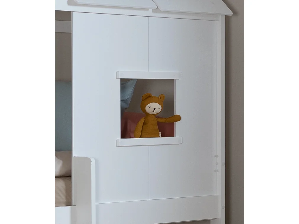 Noa & Nani Luka Treehouse Midsleeper Bed in White