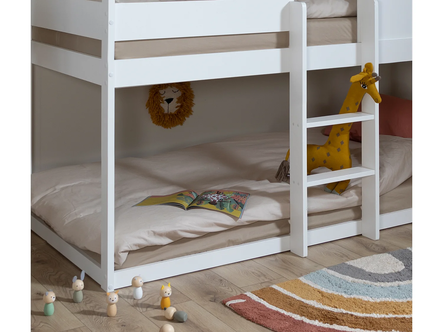 Noa & Nani Luka Treehouse Midsleeper Bed in White