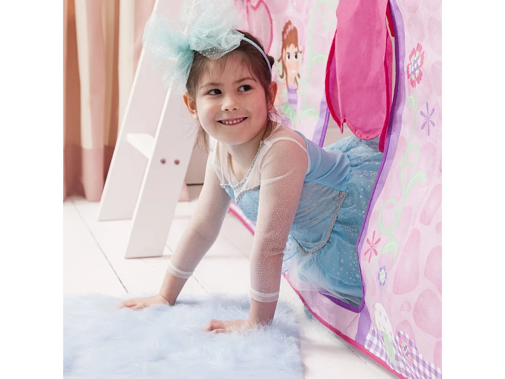 Noa & Nani Tuva Cabin Bed Low with Bunk Underbed Slide & Fairies Package in White