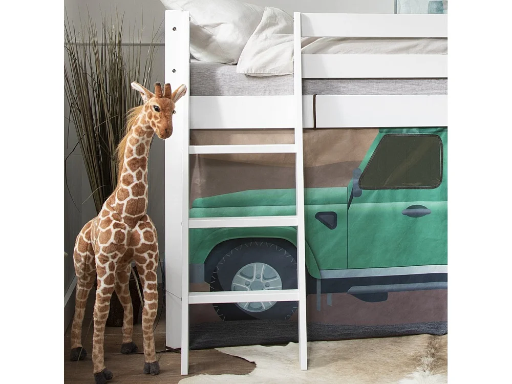 Noa & Nani Moro Cabin Bed Midsleeper with Safari Overland Off Road Package in White