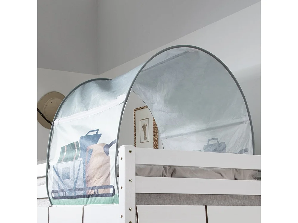 Noa & Nani Moro Cabin Bed Midsleeper with Safari Overland Off Road Package in White
