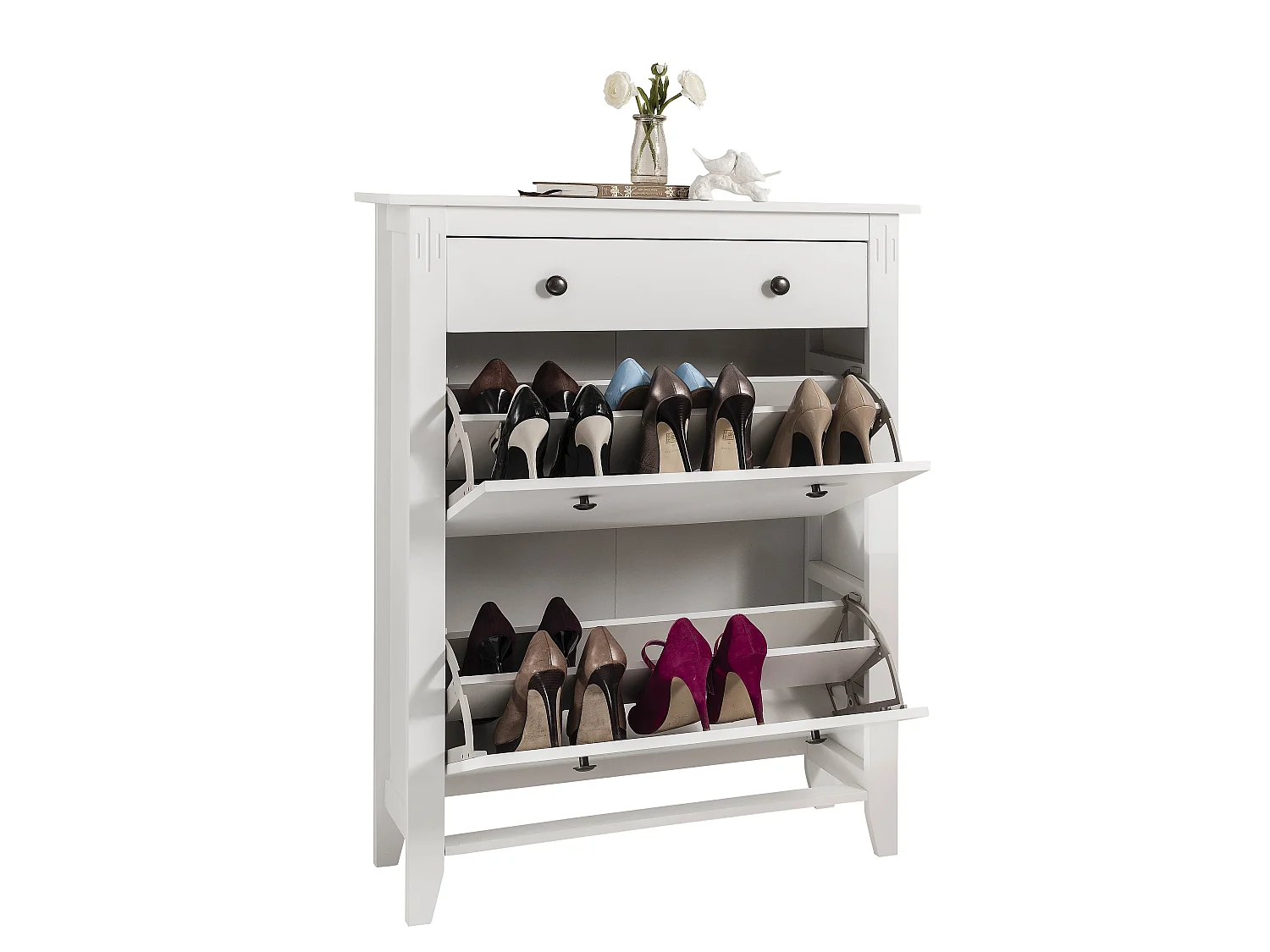 Noa & Nani Cotswold Shoe Storage Unit in White