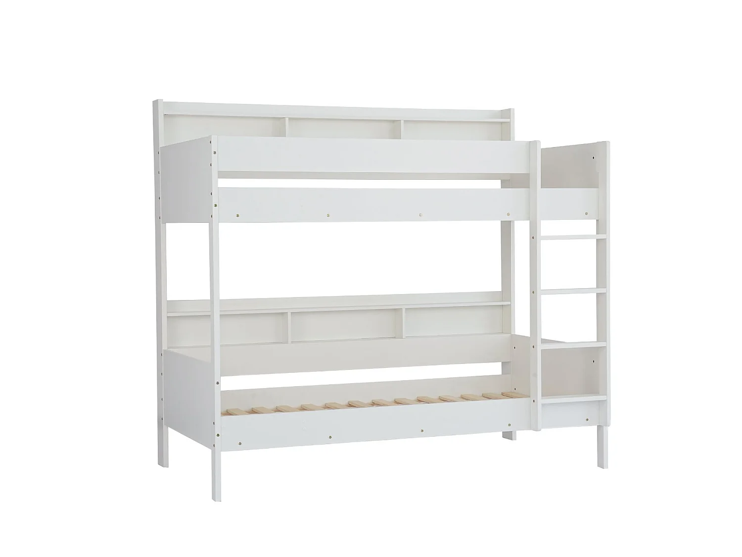 Noa & Nani Minna Space Saving Bunk Bed with Storage Units in White