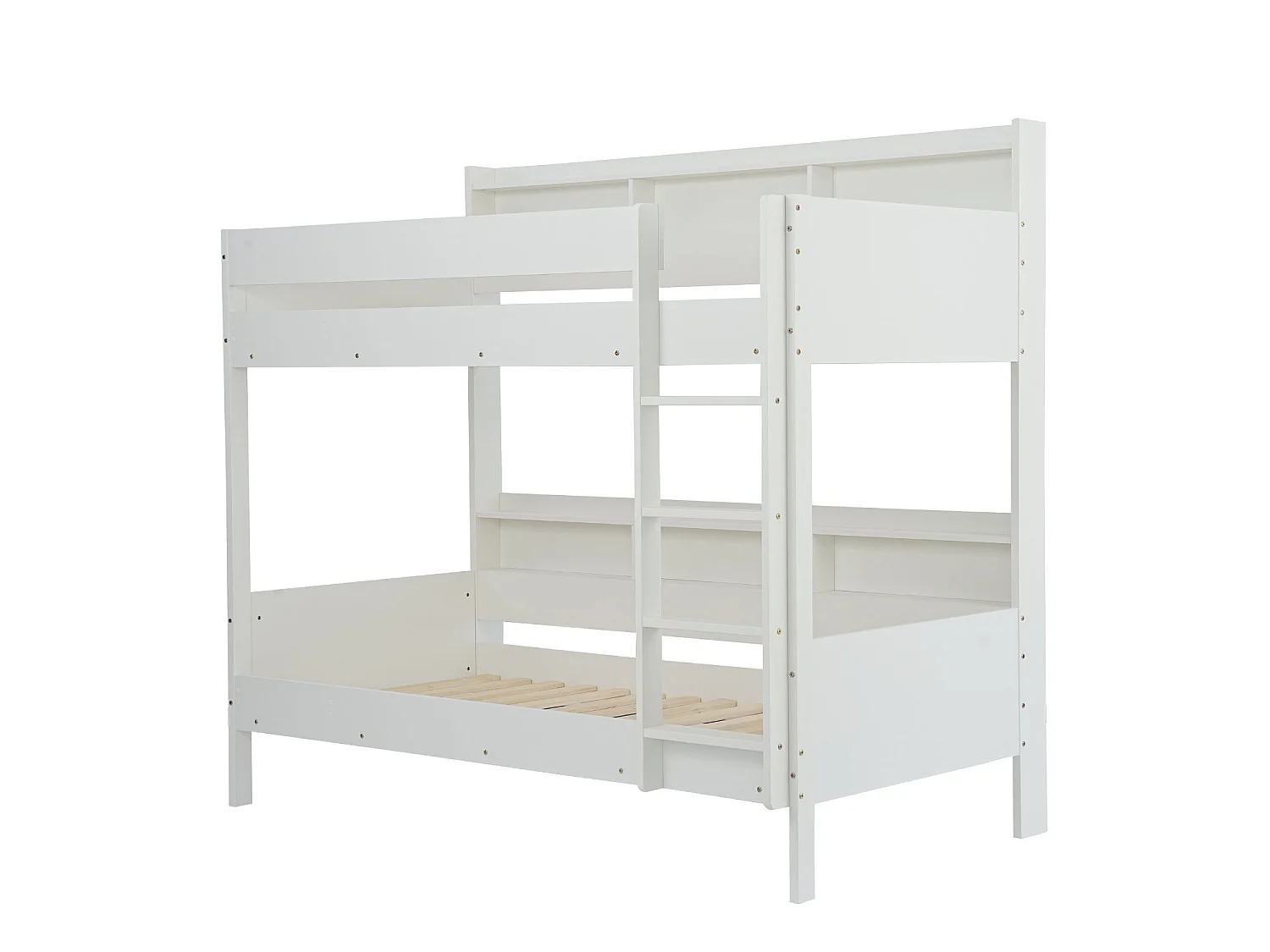 Noa & Nani Minna Space Saving Bunk Bed with Storage Units in White