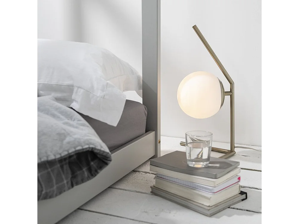 Noa & Nani Kara Single 4 Poster Bed Frame in Silk Grey