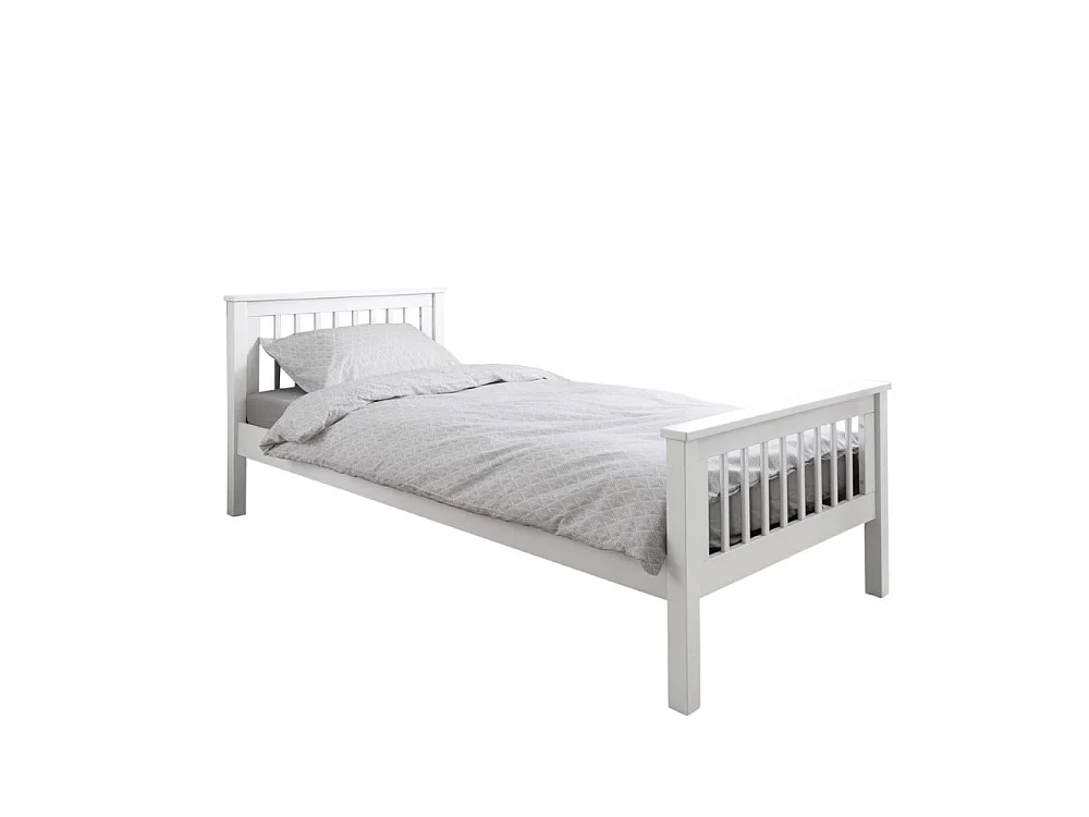 Hampshire Single Bed Frame in White