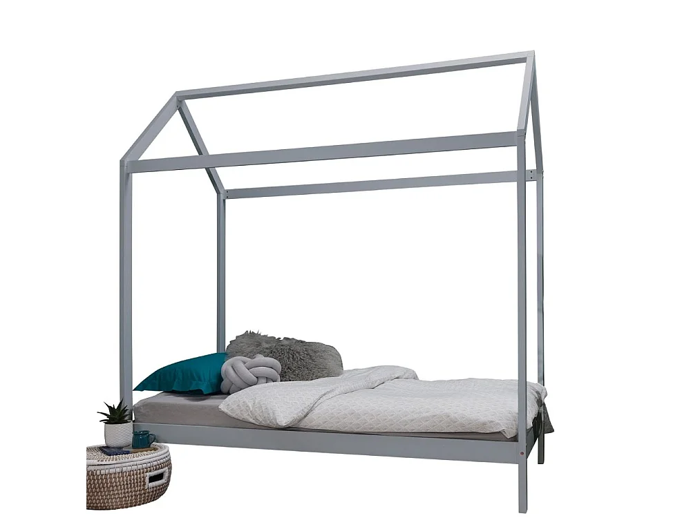 Noa & Nani Jansen Scandinavian Single Bed Frame in Silk Grey
