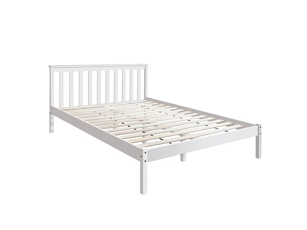 Noa & Nani Linnea Double Bed Frame in White