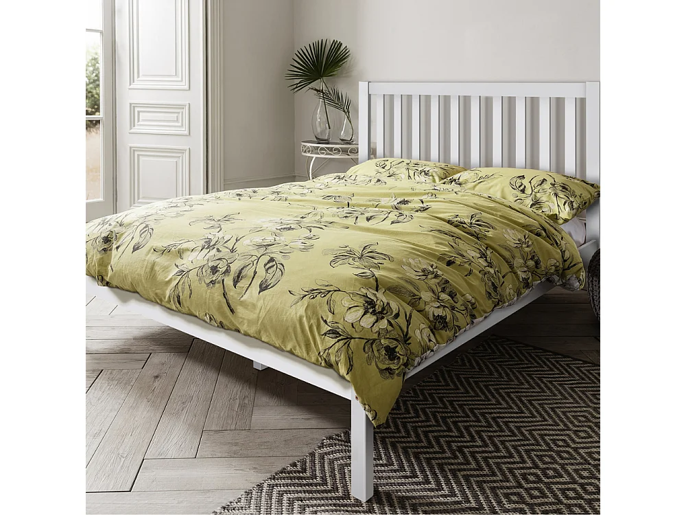 Noa & Nani Linnea Double Bed Frame in White