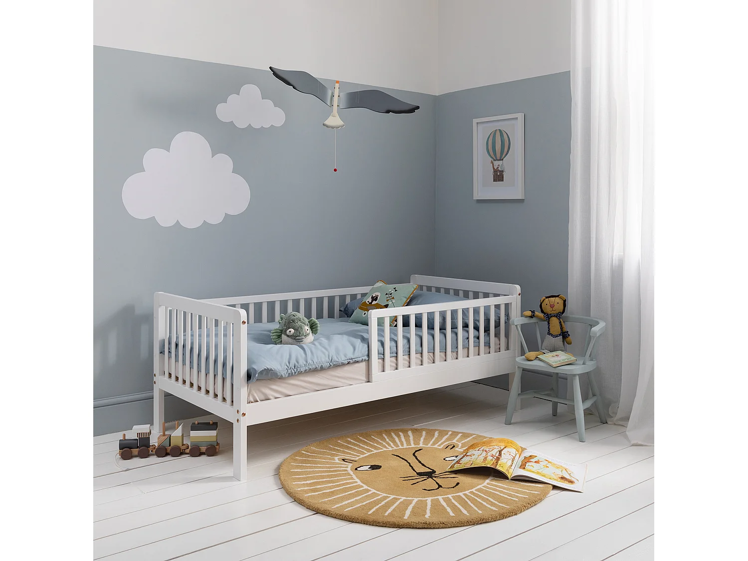 Noa & Nani Leonora Toddler Bed in White