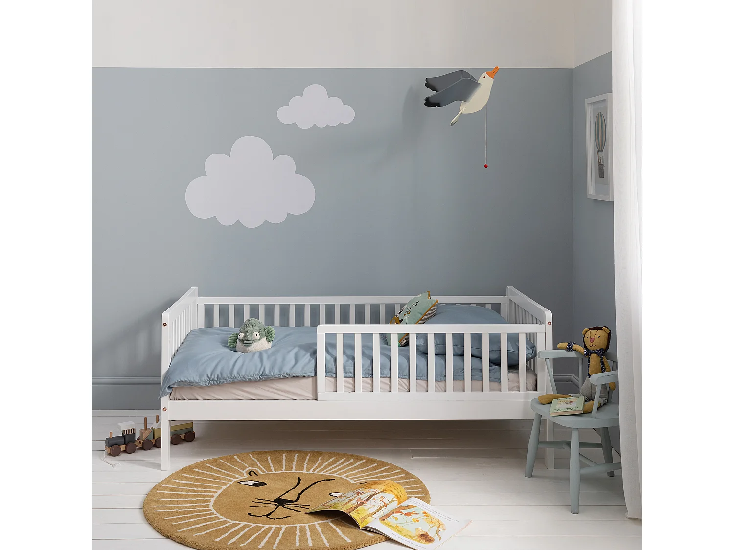 Noa & Nani Leonora Toddler Bed in White