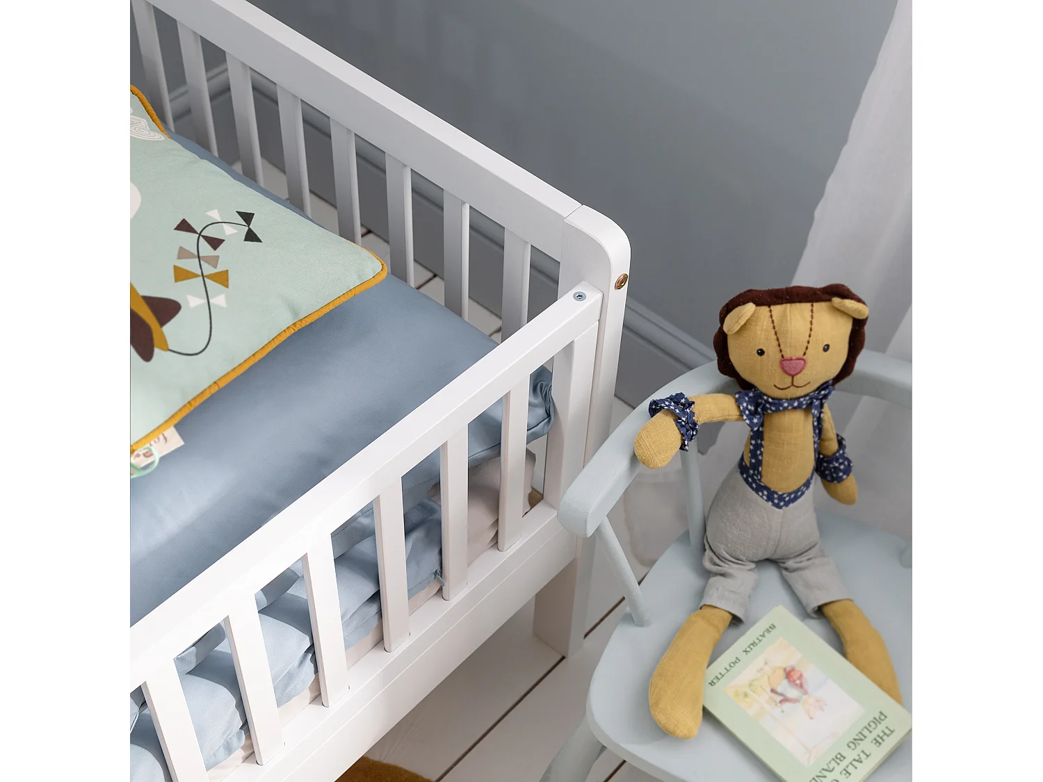 Noa & Nani Leonora Toddler Bed in White