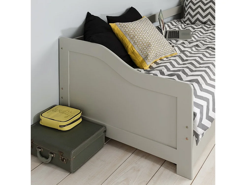 Noa & Nani Hove Day Bed with Pullout Trundle in Silk Grey