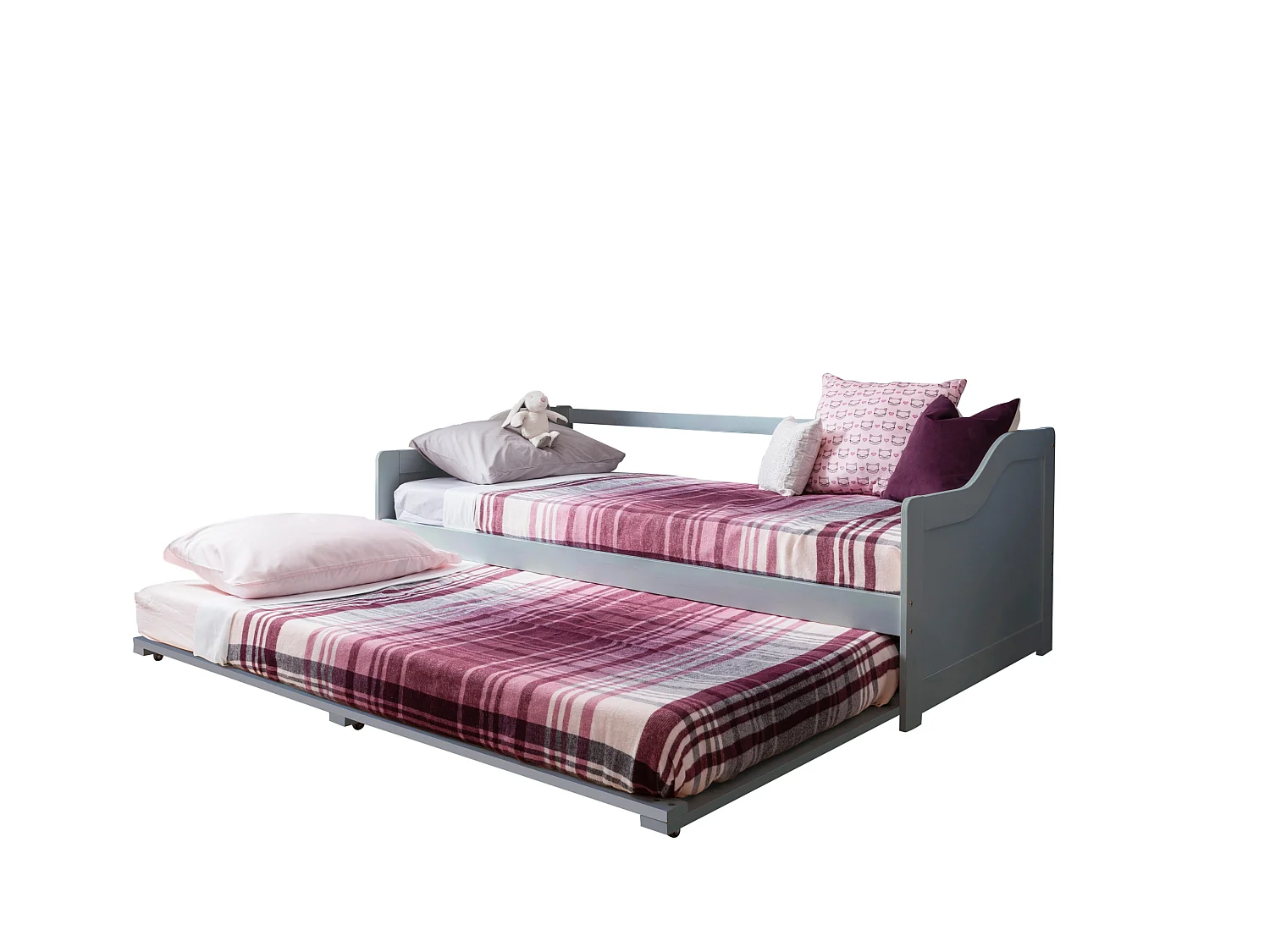 Noa & Nani Hove Day Bed with Pullout Trundle in Silk Grey