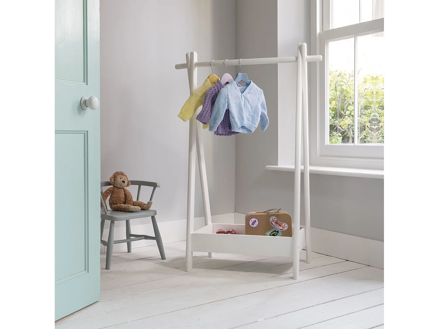 Noa & Nani Orvar Clothes Rack Organiser in White