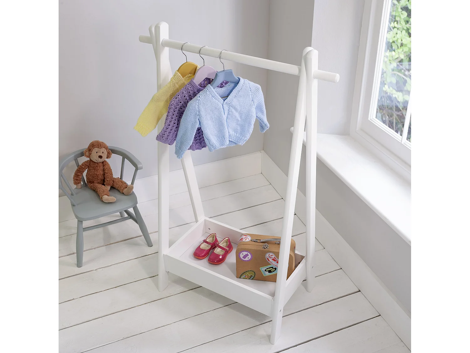 Noa & Nani Orvar Clothes Rack Organiser in White
