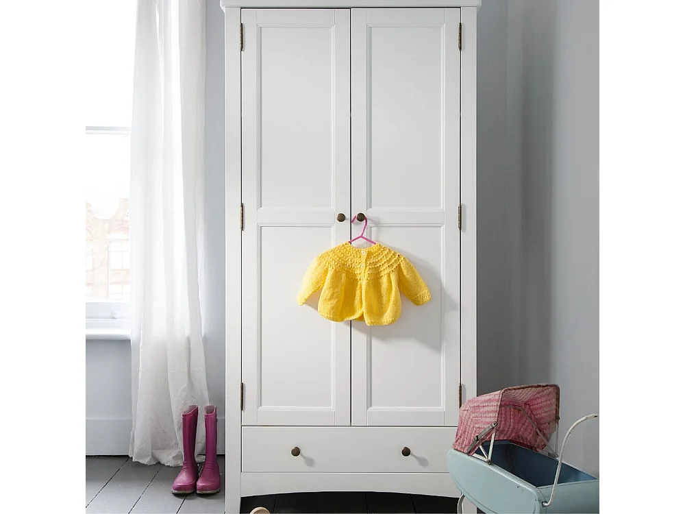 Noa & Nani Birte Wardrobe with Storage in White