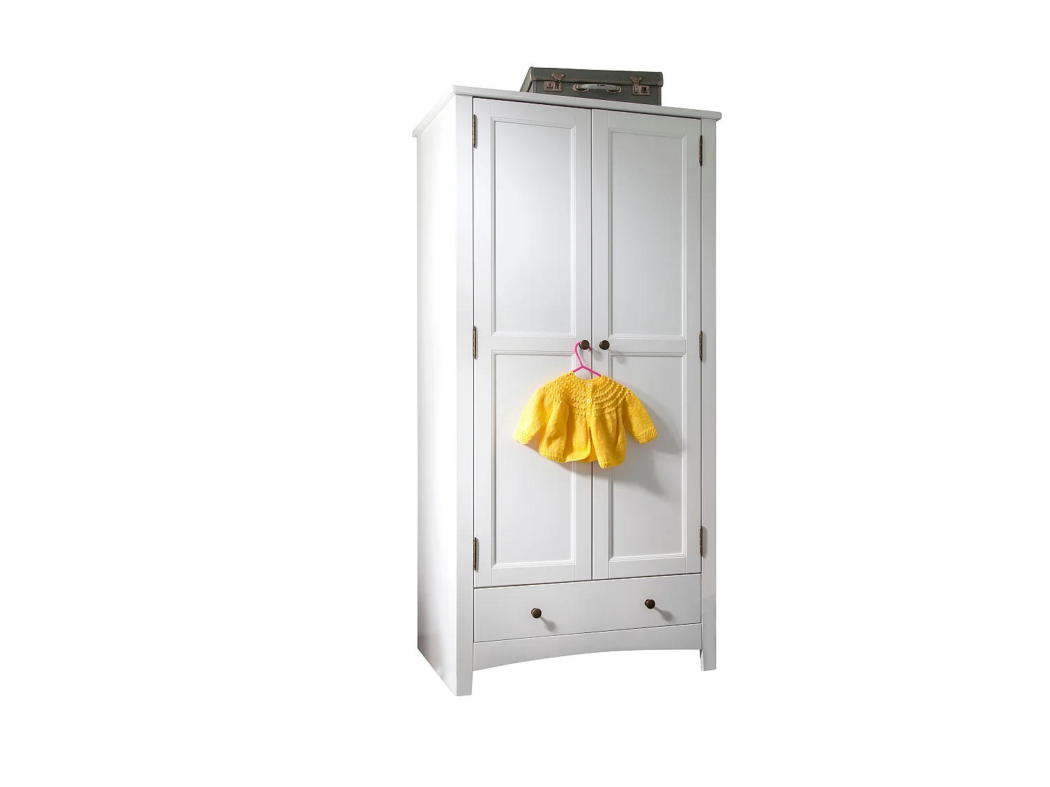Noa & Nani Birte Wardrobe with Storage in White