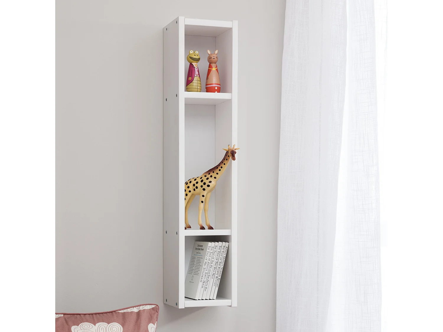 Noa & Nani Shelving Unit Wall Mounted Cube in White
