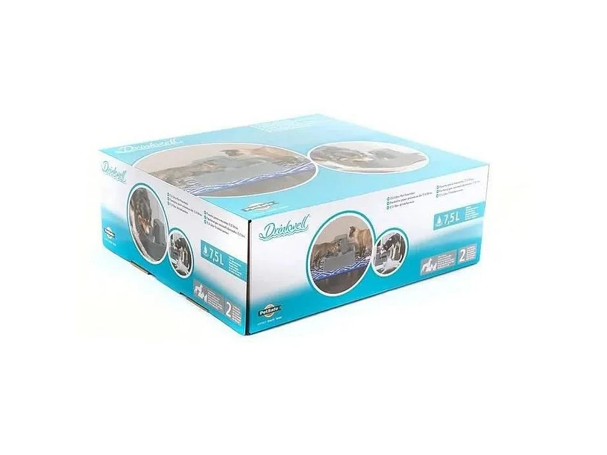 Fontaine à eau automatique PetSafe Drinkwell 7,5 L avec double filtration