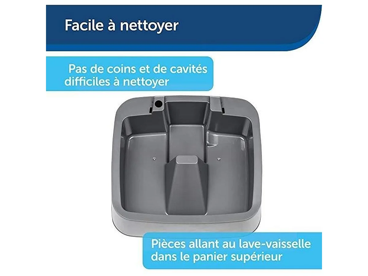 Fontaine à eau automatique PetSafe Drinkwell 7,5 L avec double filtration