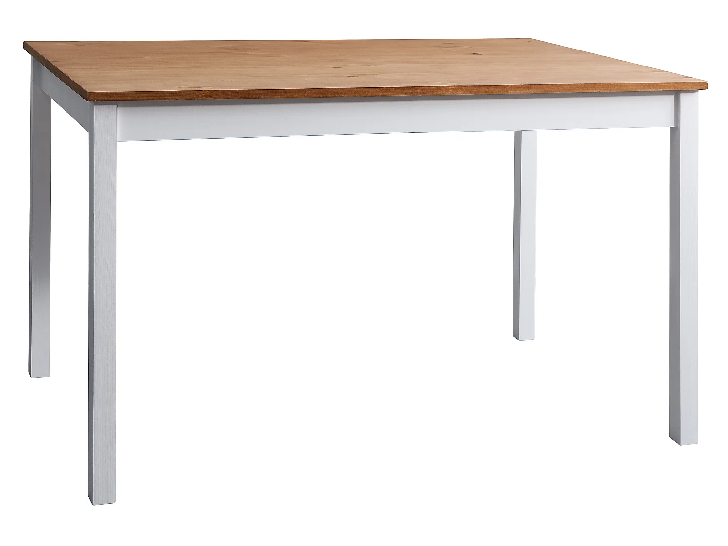 Noa & Nani Annika Dining Table in White & Natural Pine