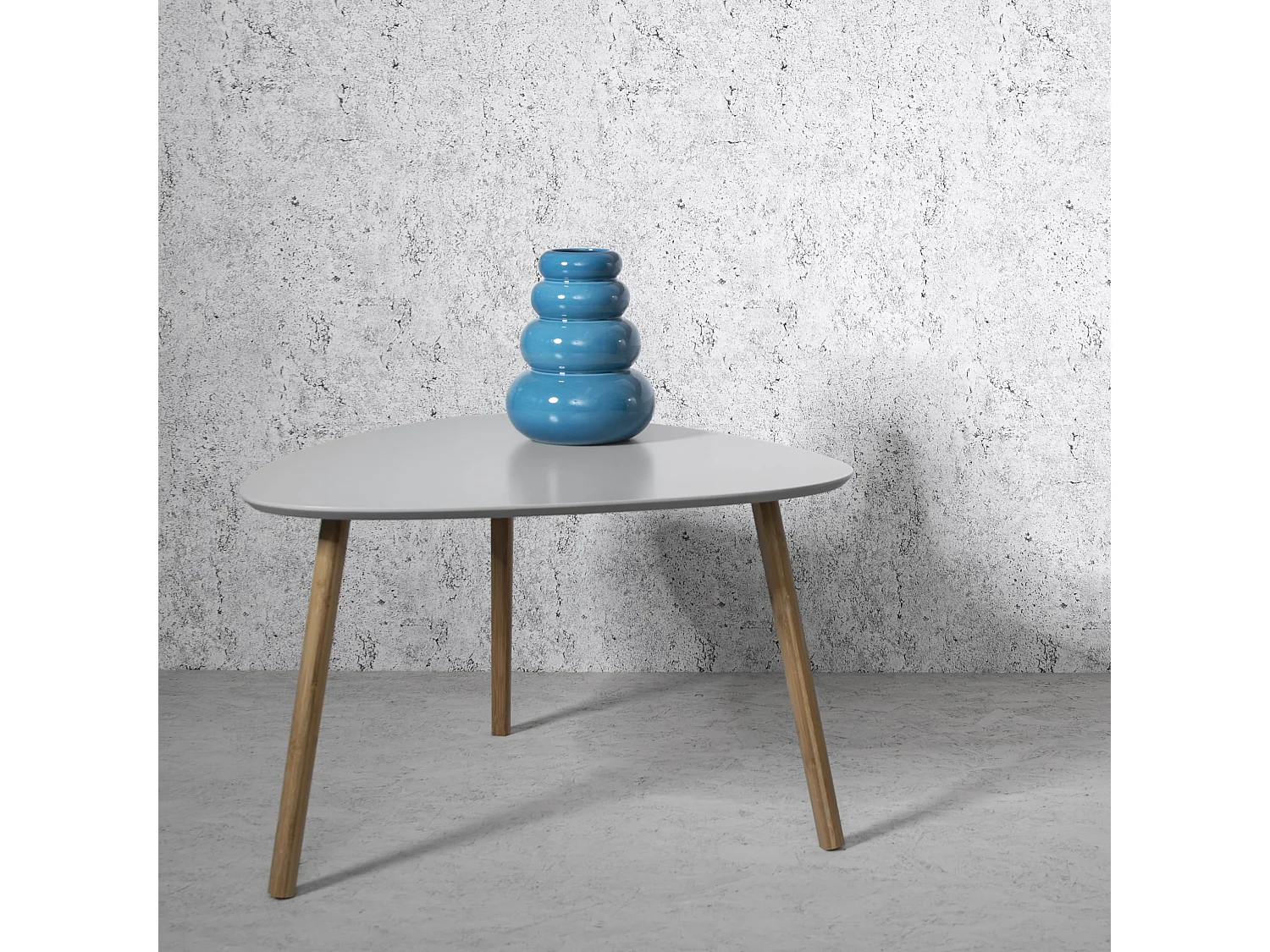 Noa & Nani Malme Extra Large Side Table in Chalk Grey and Natural Pine