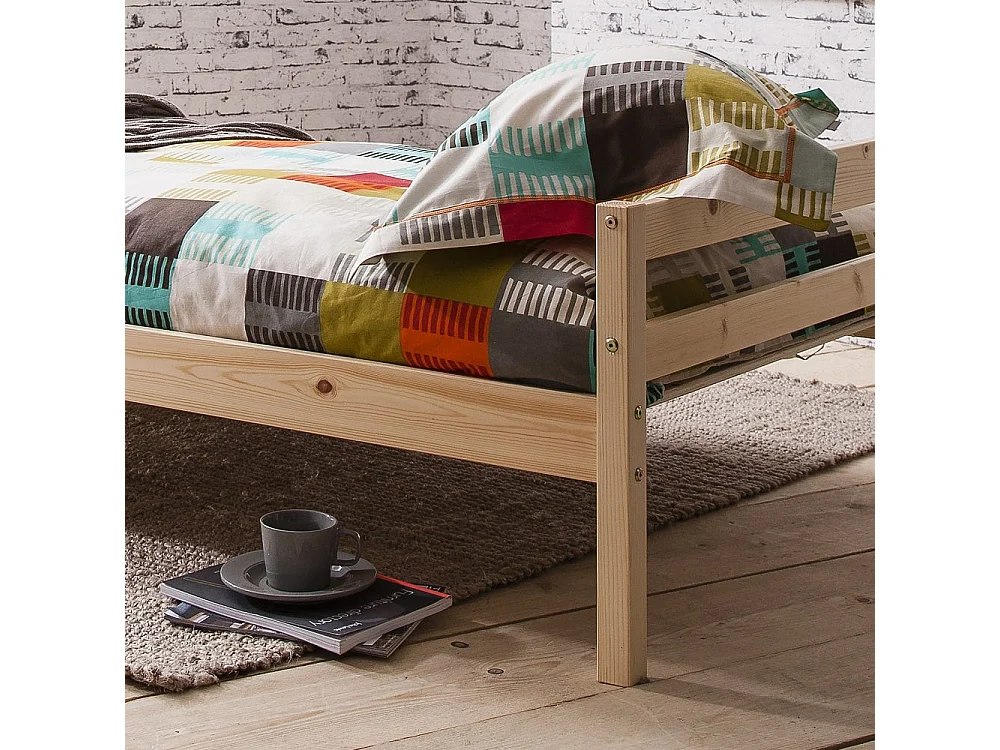 Noa & Nani Sussex Single Bed 3ft Bed Frame in Natural Pine